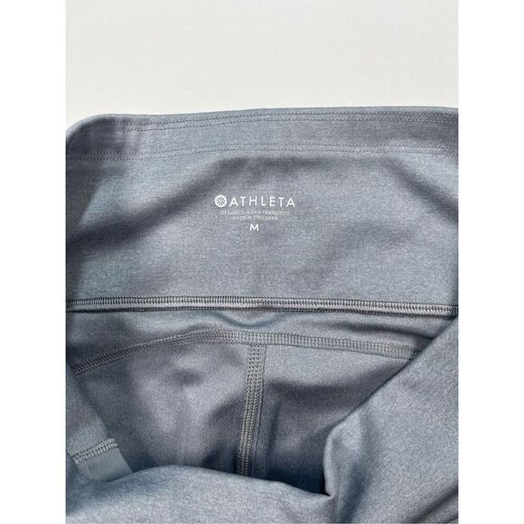 Athleta Salutation Stash Pocket II 7/8 Tight Horizon Grey Powervita Size Medium - Picture 3 of 11